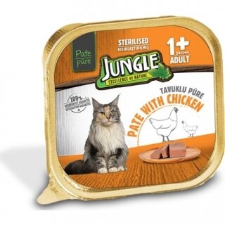 Jungle Sterilised Tavuklu 100 gr Kedi Maması kullananlar yorumlar